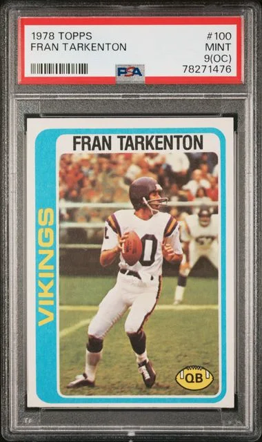 1978 Topps Fran Tarkenton #100 card image
