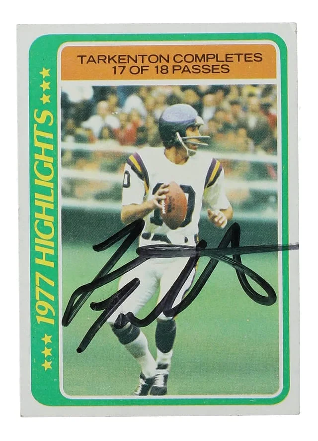 1978 Topps Fran Tarkenton Highlights #5 card image