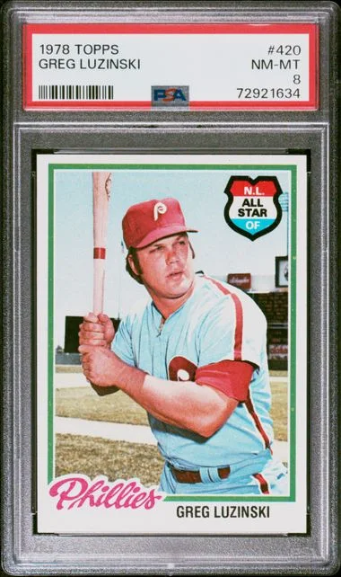 1978 Topps Greg Luzinski #420 card image