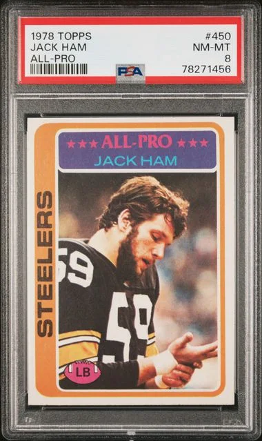 1978 Topps Jack Ham All-Pro #450 card image
