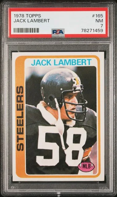 1978 Topps Jack Lambert #165 card image