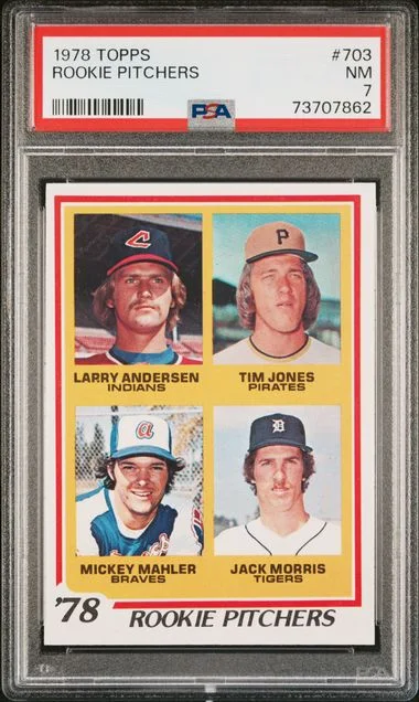 1978 Topps Jack Morris Pitchers #703 card image
