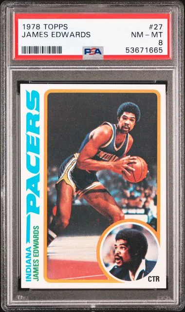 1978 Topps James Edwards #27 card image
