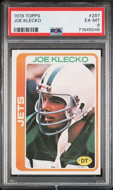 1978 Topps Joe Klecko #287 card image