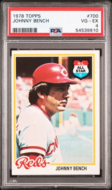 1978 Topps Johnny Bench #700 card image