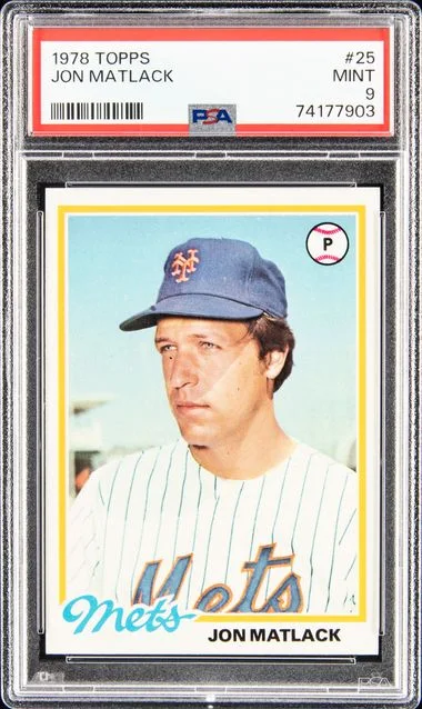 1978 Topps Jon Matlack #25 card image