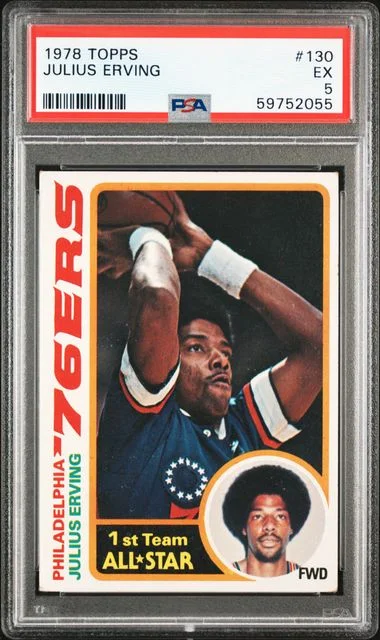 1978 Topps Julius Erving #130 card image