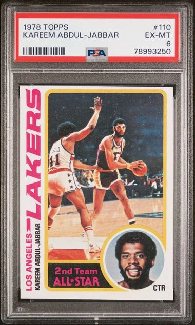 1978 Topps Kareem Abdul-Jabbar #110 card image