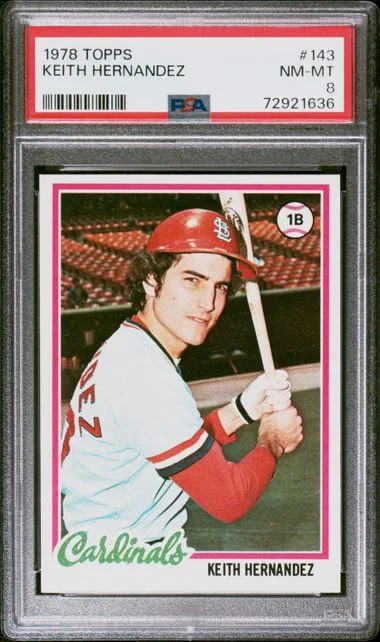 1978 Topps Keith Hernandez #143 card image
