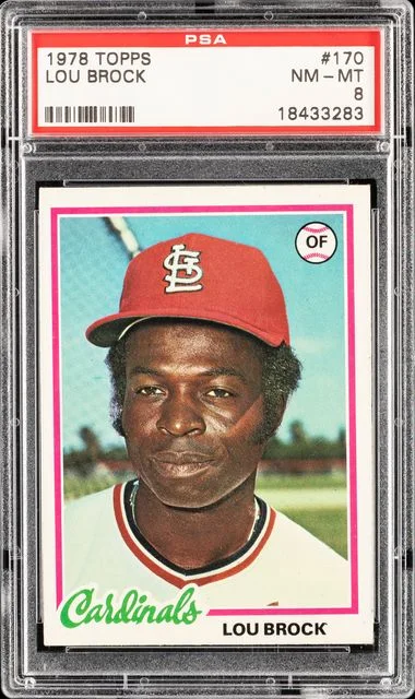 1978 Topps Lou Brock #170 card image