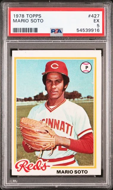 1978 Topps Mario Soto #427 card image