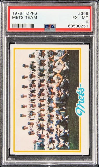 1978 Topps Mets Team #356 card image