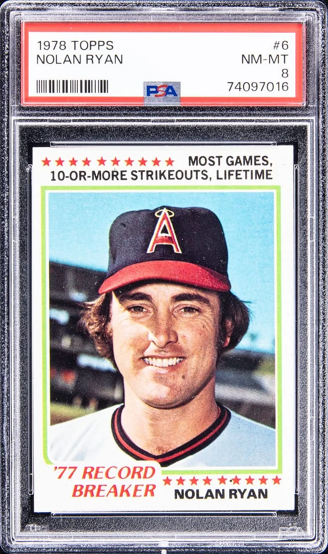 1978 Topps Nolan Ryan #6 card image