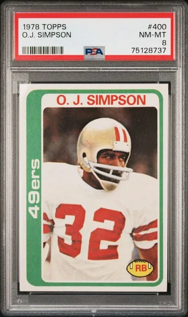 1978 Topps O.J. Simpson #400 card image