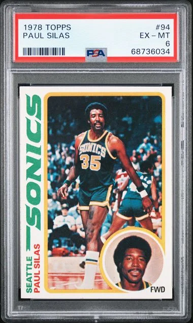 1978 Topps Paul Silas #94 card image