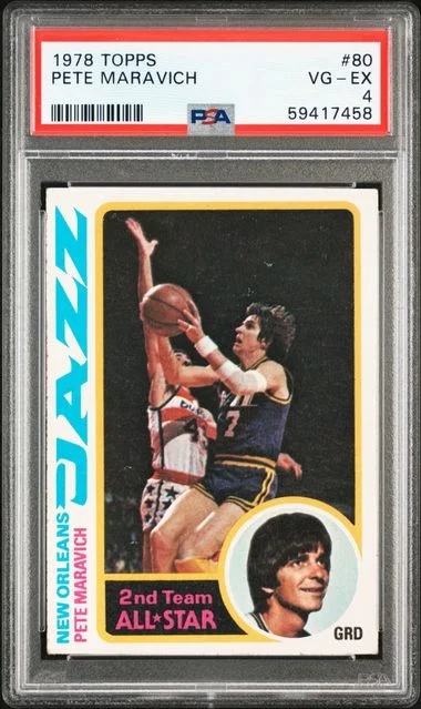 1978 Topps Pete Maravich #80 card image