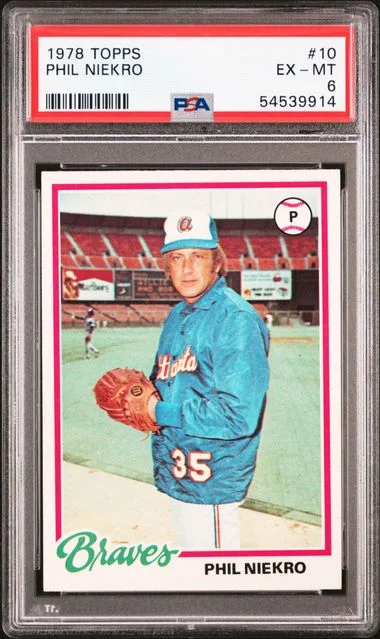 1978 Topps Phil Niekro #10 card image