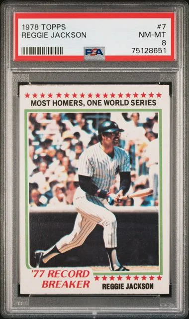 1978 Topps Reggie Jackson #7 card image