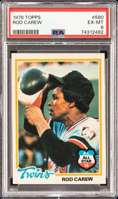 1978 Topps Rod Carew #580 card image