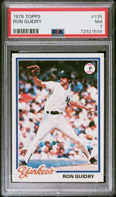 1978 Topps Ron Guidry #135 card image