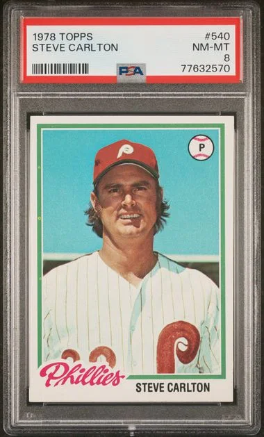 1978 Topps Steve Carlton #540 card image