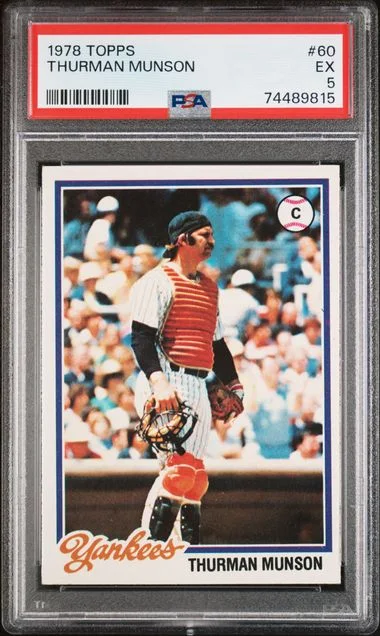 1978 Topps Thurman Munson #60 card image