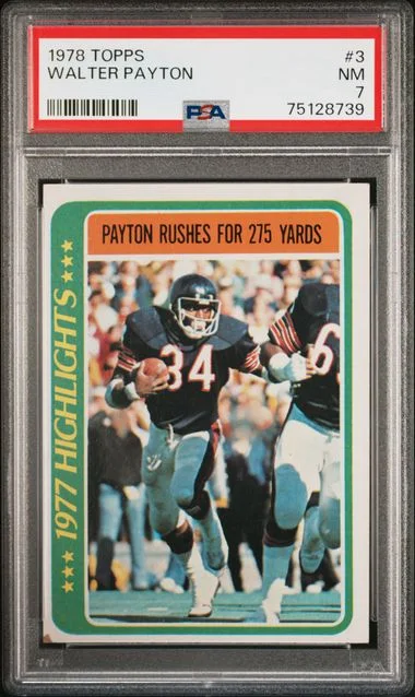 1978 Topps Walter Payton #3 card image