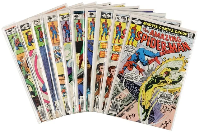 1979-80 Marvel) 10 Books - Raw Appearance, Origin of Black Cat #2nd card image