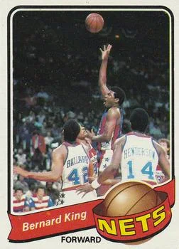 1979-80 Topps Bernard King #14 card image