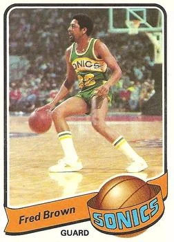 1979-80 Topps Fred Brown #46 card image