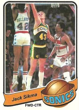 1979-80 Topps Jack Sikma #66 card image