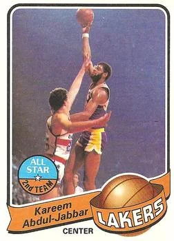 1979-80 Topps Kareem Abdul-Jabbar #10 card image