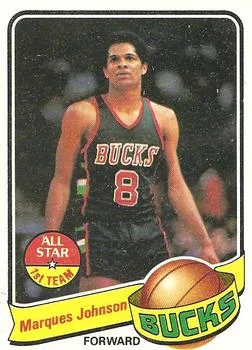 1979-80 Topps Marques Johnson #70 card image