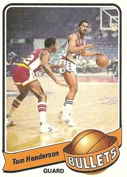 1979-80 Topps Tom Henderson #18 card image