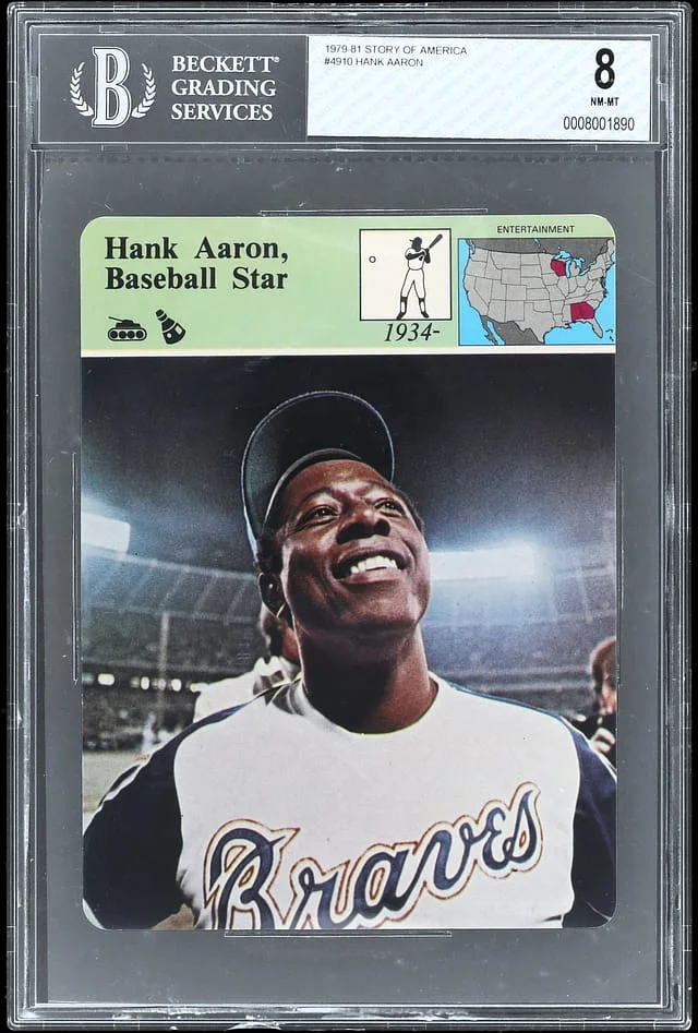 1979-81 History of America Hank Aaron #4910 card image