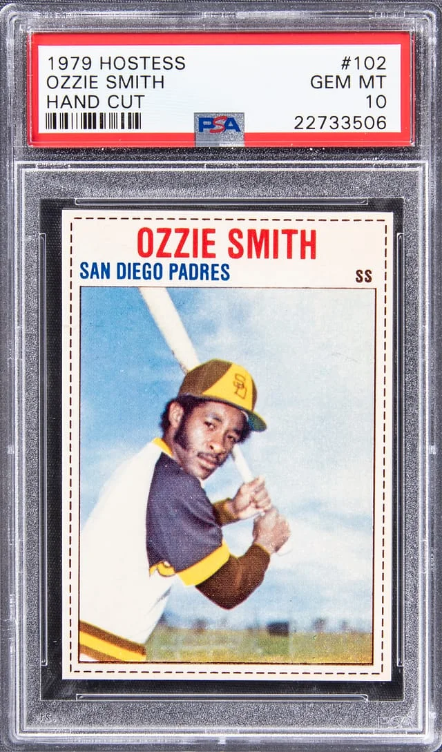 1979 Hostess Hand Cut Ozzie Smith #102 card image