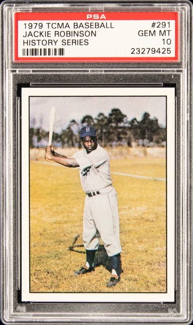 1979 Tcma Baseball History Series Jackie Robinson #291 card image