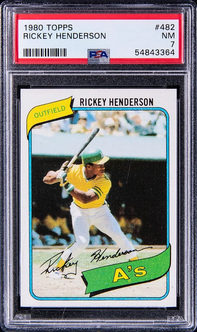 1979 Topps Baseball Rickey Henderson #482 card image