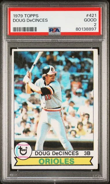 1979 Topps Doug Decinces #421 card image