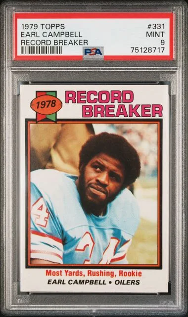 1979 Topps Earl Campbell Record Breaker #331 card image