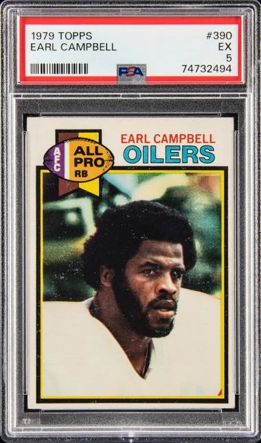 1979 Topps Earl Campbell #390 card image