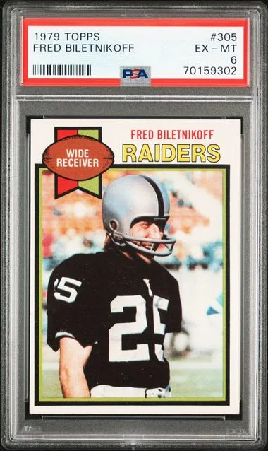 1979 Topps Fred Biletnikoff #305 card image