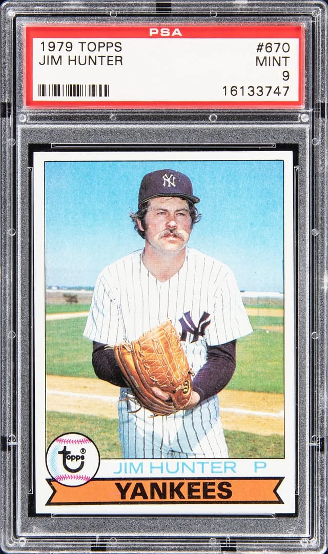 1979 Topps Jim Hunter #670 card image
