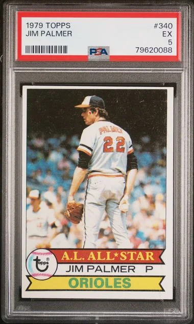 1979 Topps Jim Palmer #340 card image