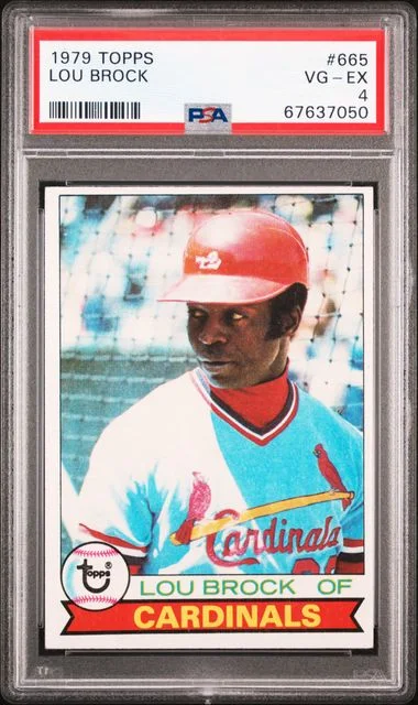 1979 Topps Lou Brock #665 card image