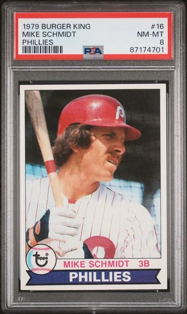1979 Topps Mike Schmidt Burger King Phillies #16 card image