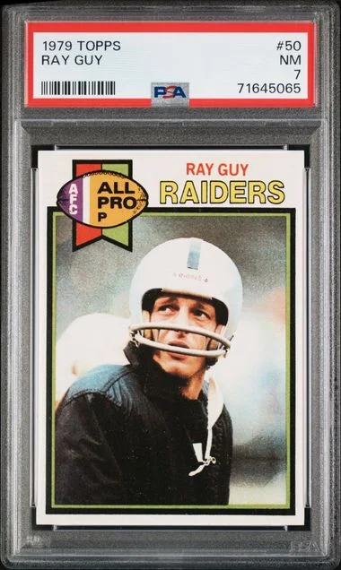 1979 Topps Ray Guy #50 card image