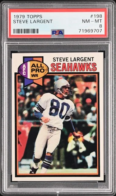 1979 Topps Steve Largent #198 card image