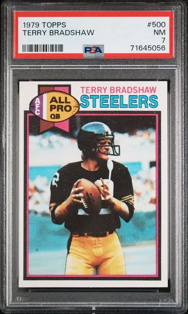 1979 Topps Terry Bradshaw #500 card image