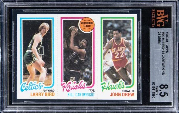1980-81 Topps Bird/Cartwright/Drew #94 card image